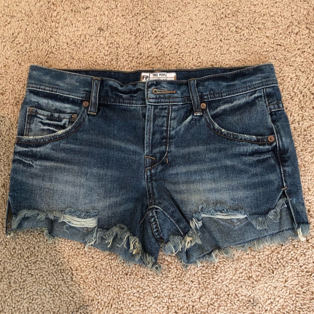 Free people jean shorts!
